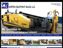 Tablet Screenshot of nortonequip.com